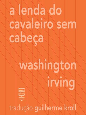 cover image of A lenda do cavaleiro sem cabeça
